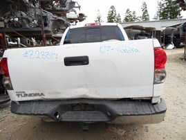 2007 Toyota Tundra SR5 White Extended Cab 5.7L AT 2WD #Z23317